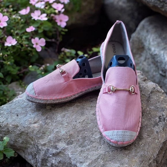 Vero Moda Kera Espadrille Loafer - Pink Ladies Size 8 - Picture 2 of 8